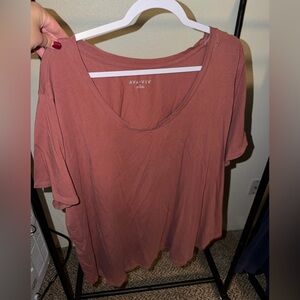 Scoop neck t shirt